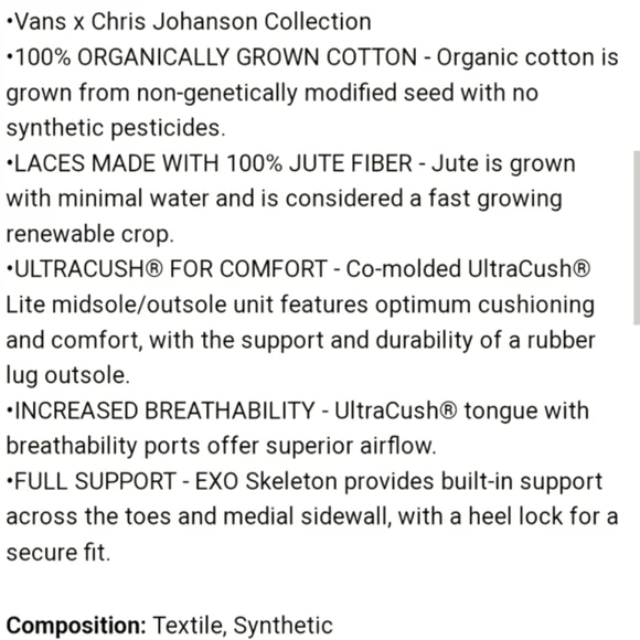 Vans Shoes Special Edition Chris Johanson Eco Ultra Range Exo Sneakers 6.5 - Picture 8 of 15